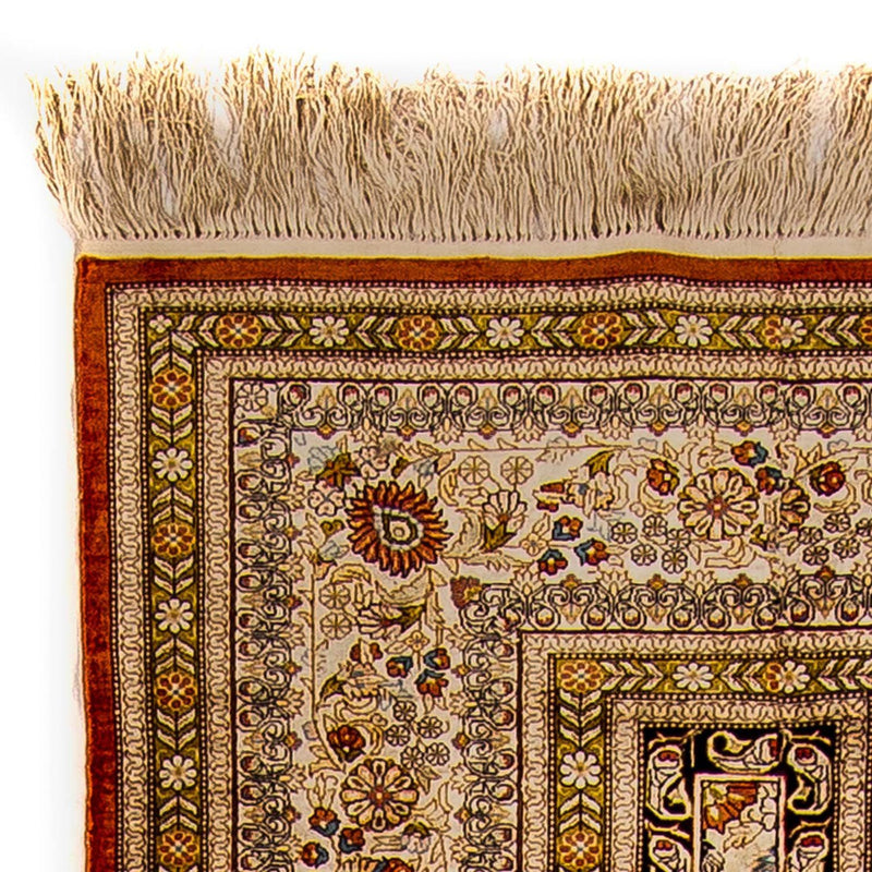 Løber Silketæppe - China Silk - 272 x 71 cm - rød