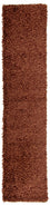 Løber Tæppe med høj pæl - 295 x 66 cm - brun