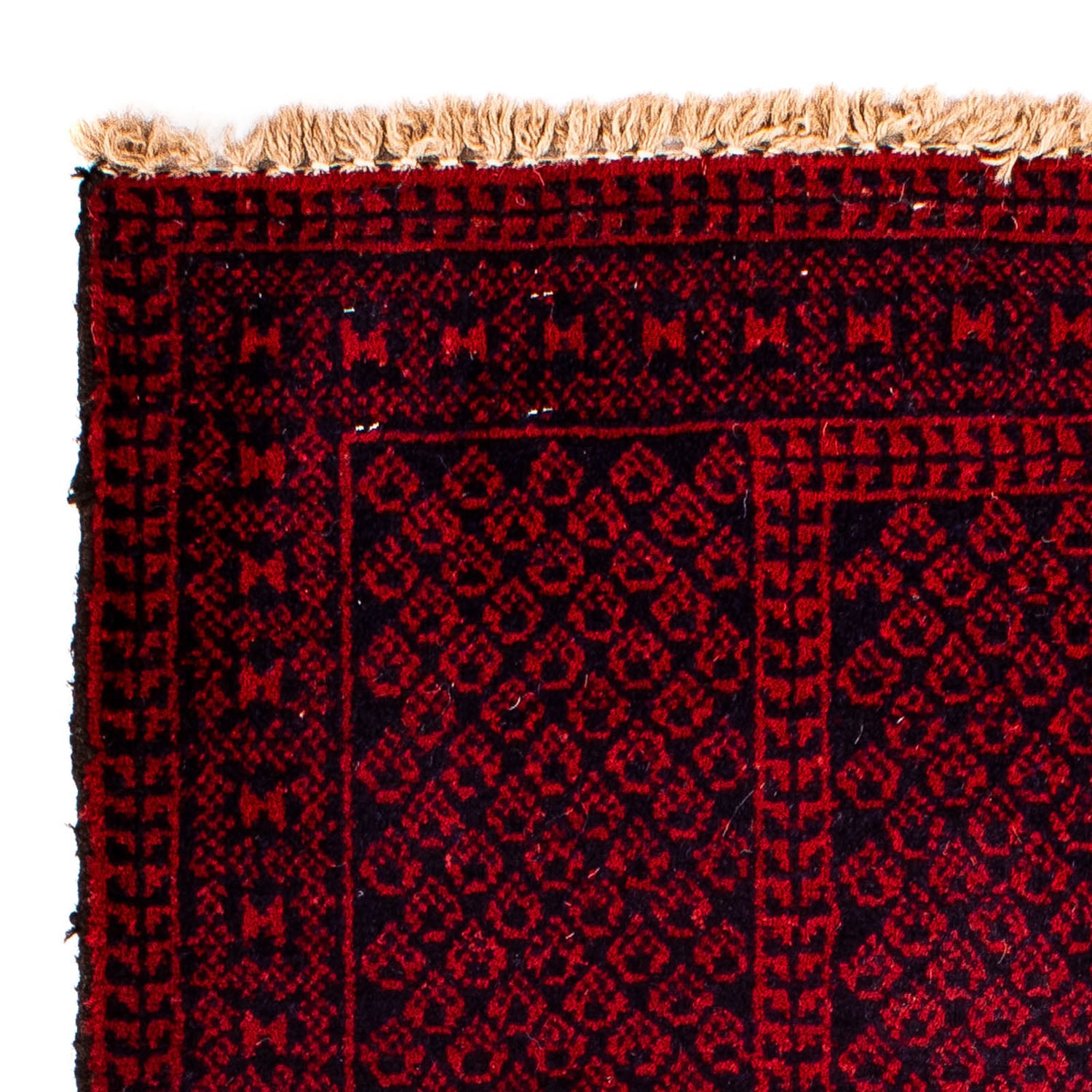 Baluch-tæppe - 129 x 84 cm - mørkerød