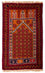 Baluch-tæppe - 128 x 75 cm - mørkerød