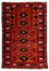 Baluch-tæppe - 125 x 80 cm - mørkerød