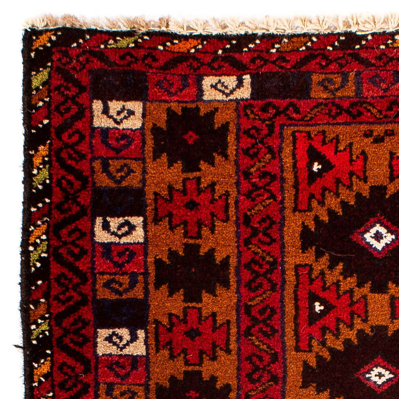 Baluch-tæppe - 125 x 80 cm - mørkerød