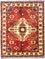 Afghansk tæppe - Hatshlu - 195 x 159 cm - rust