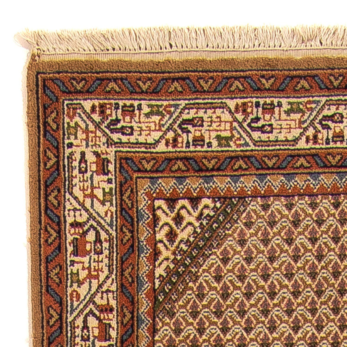 Løber Orientalsk tæppe - Mir - Indus - 284 x 70 cm - beige