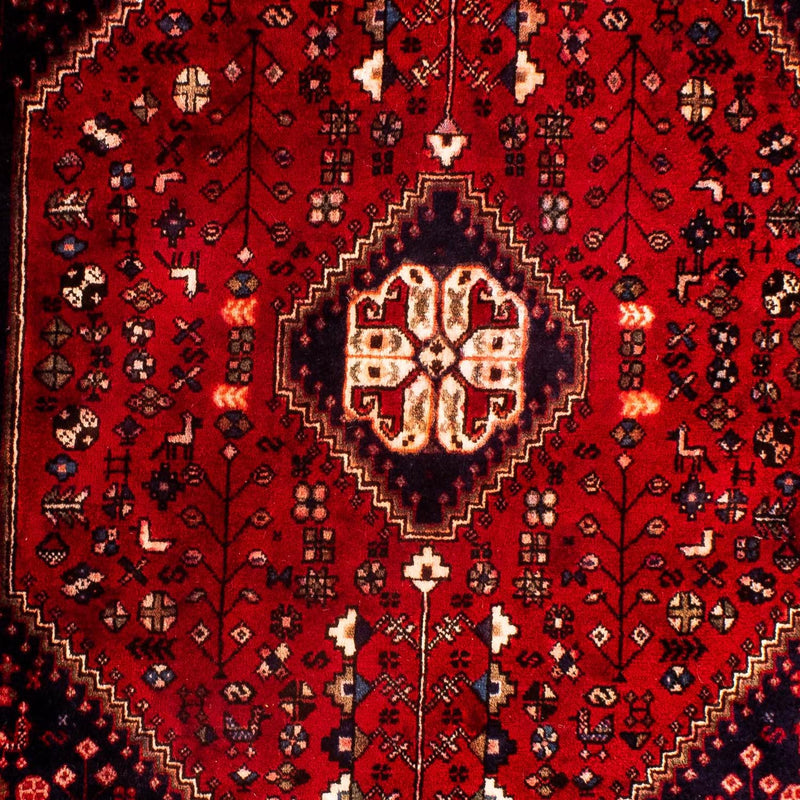 Persisk tæppe - Nomadisk - 144 x 98 cm - mørkerød