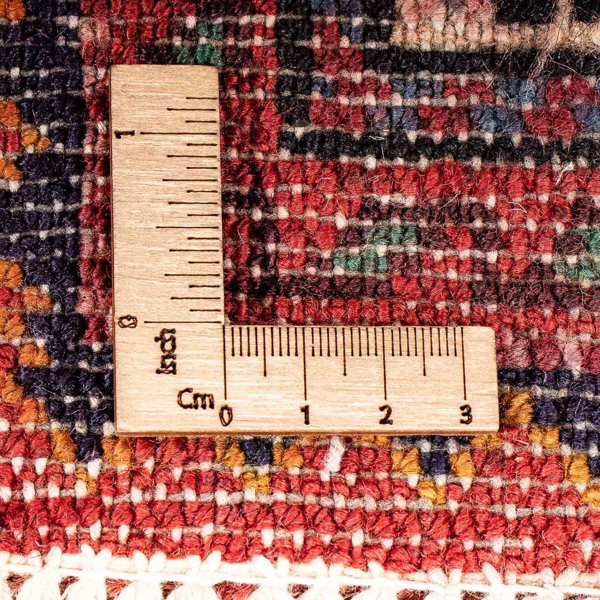 Løber Gabbeh-tæppe - Indus - 197 x 77 cm - rød