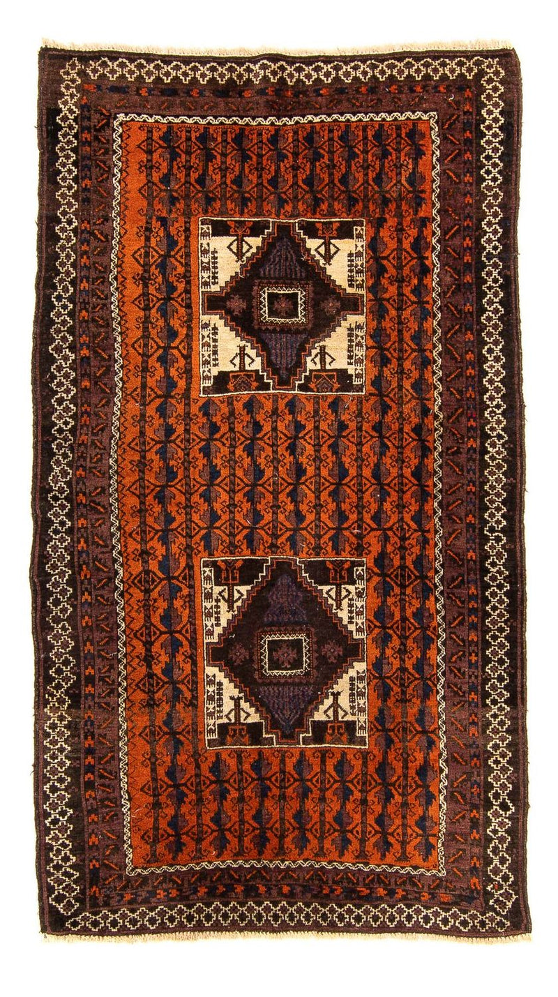 Baluch-tæppe - 192 x 111 cm - brun