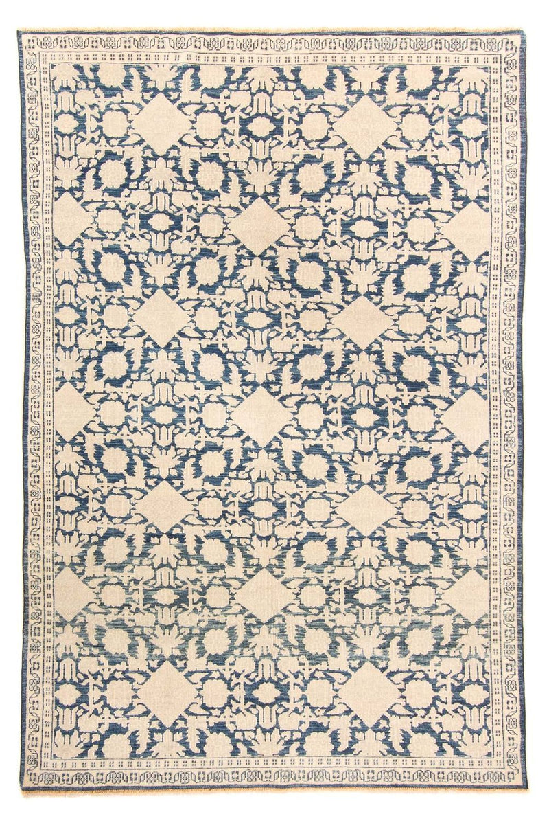 Designer tæppe - 279 x 185 cm - mørkeblå