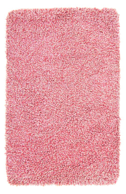 Tæppe med høj pæl - 95 x 62 cm - pink