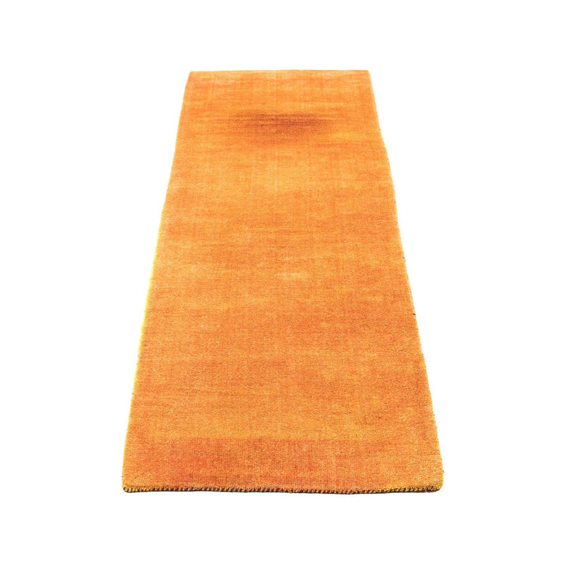 Løber Gabbeh Tæppe - Loribaft Persisk - 395 x 80 cm - orange