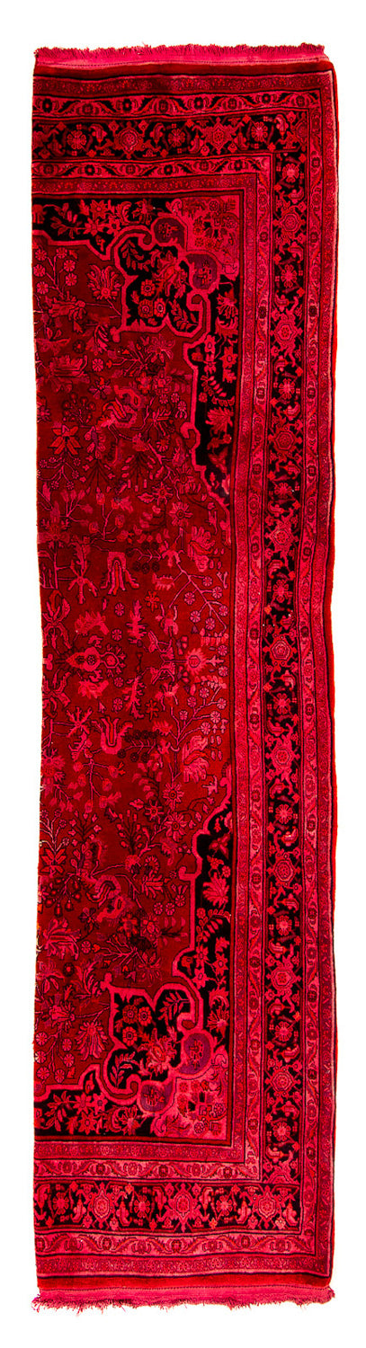 Løber Persisk tæppe - Bijar - Royal - 320 x 83 cm - rød
