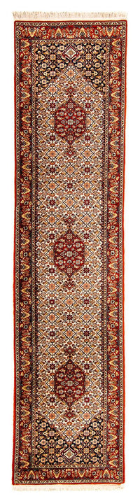 Løber Orientalsk tæppe - Bijar - Indus - 340 x 77 cm - beige