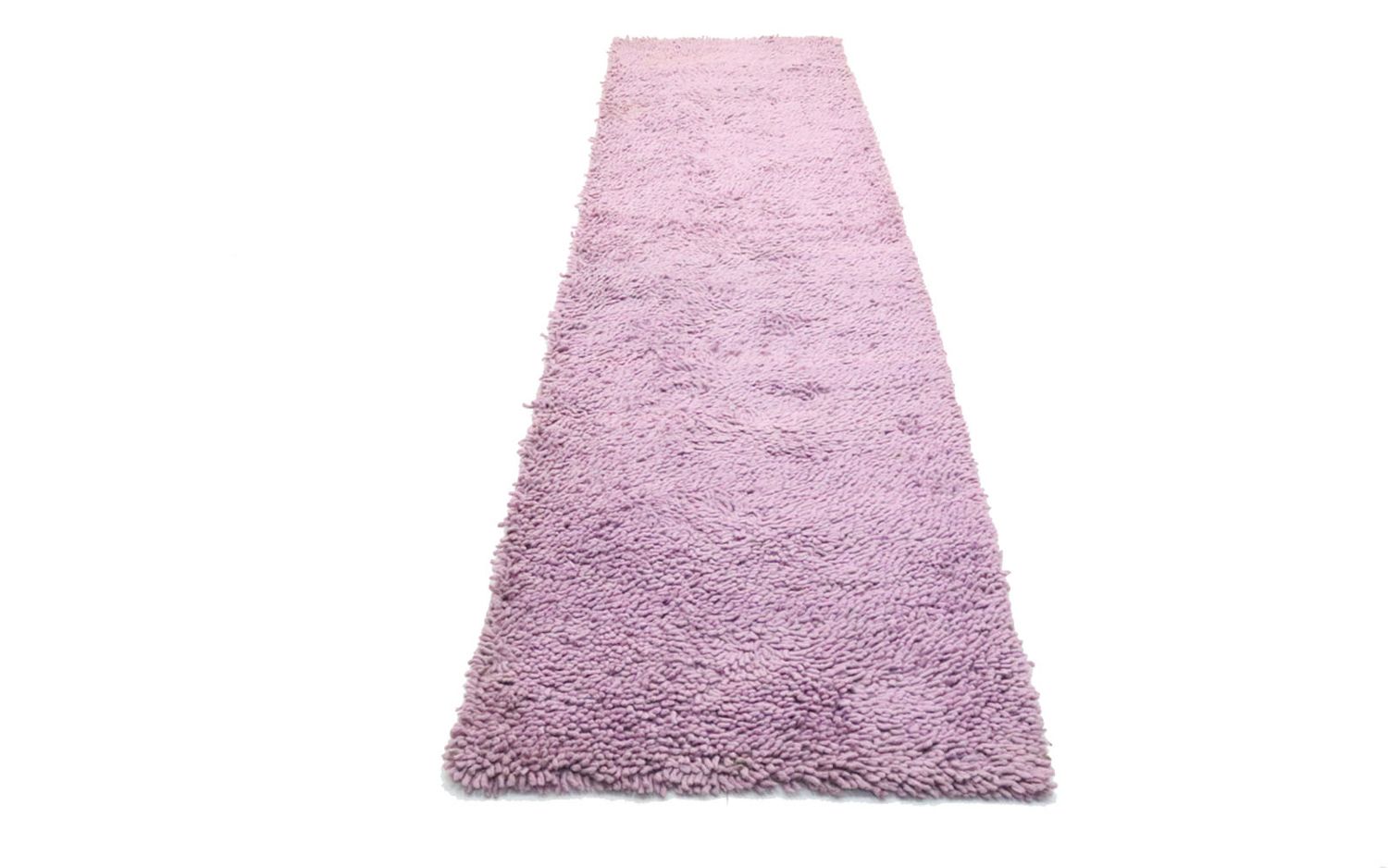 Løber Tæppe med høj pæl - 315 x 79 cm - lilla