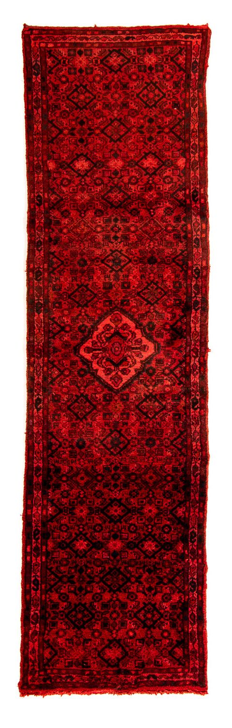 Løber Persisk tæppe - Nomadisk - 277 x 77 cm - mørkerød