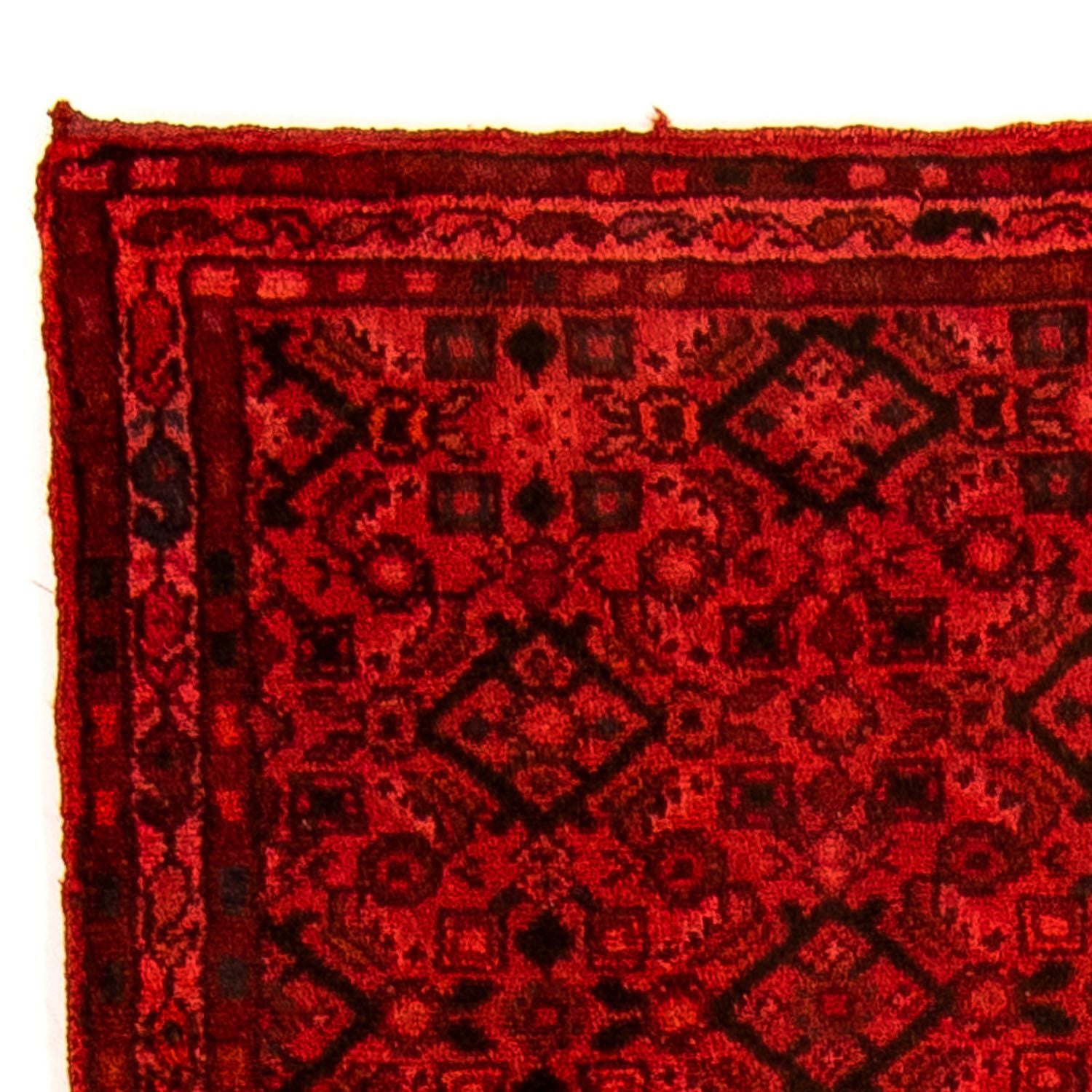 Løber Persisk tæppe - Nomadisk - 277 x 77 cm - mørkerød