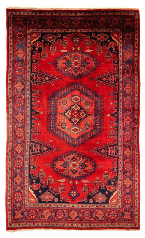 Persisk tæppe - Nomadisk - 333 x 210 cm - mørkerød