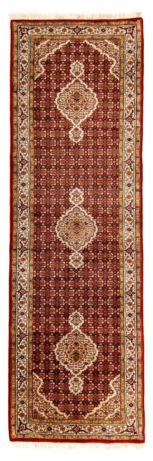 Løber Orientalsk tæppe - Tabriz - 296 x 83 cm - mørkerød