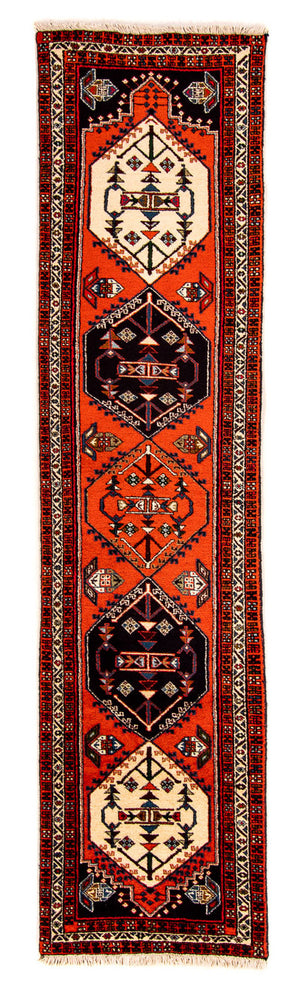 Løber Persisk tæppe - Nomadisk - 310 x 73 cm - rød