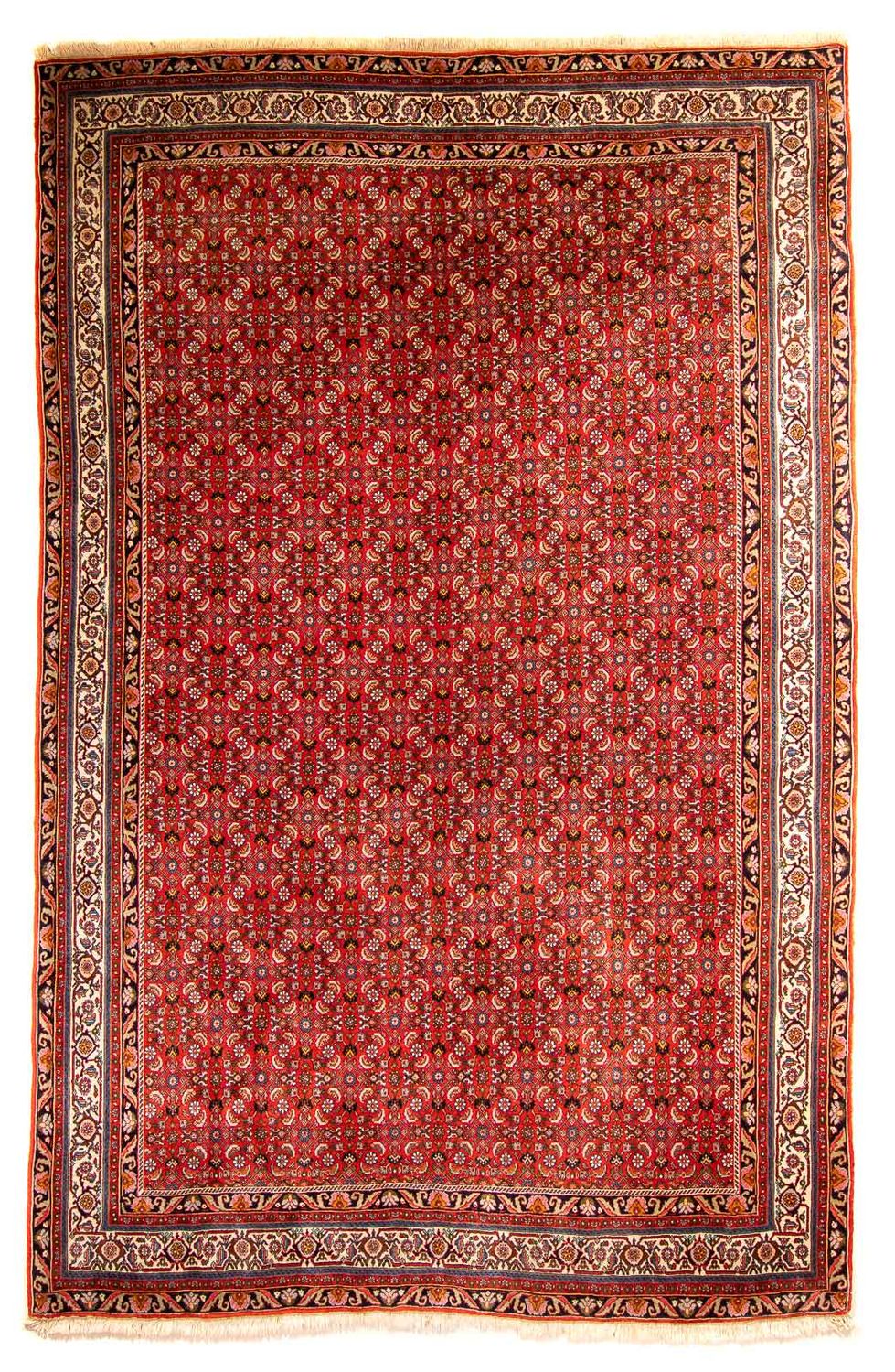 Persisk tæppe - Bijar - 300 x 204 cm - rød