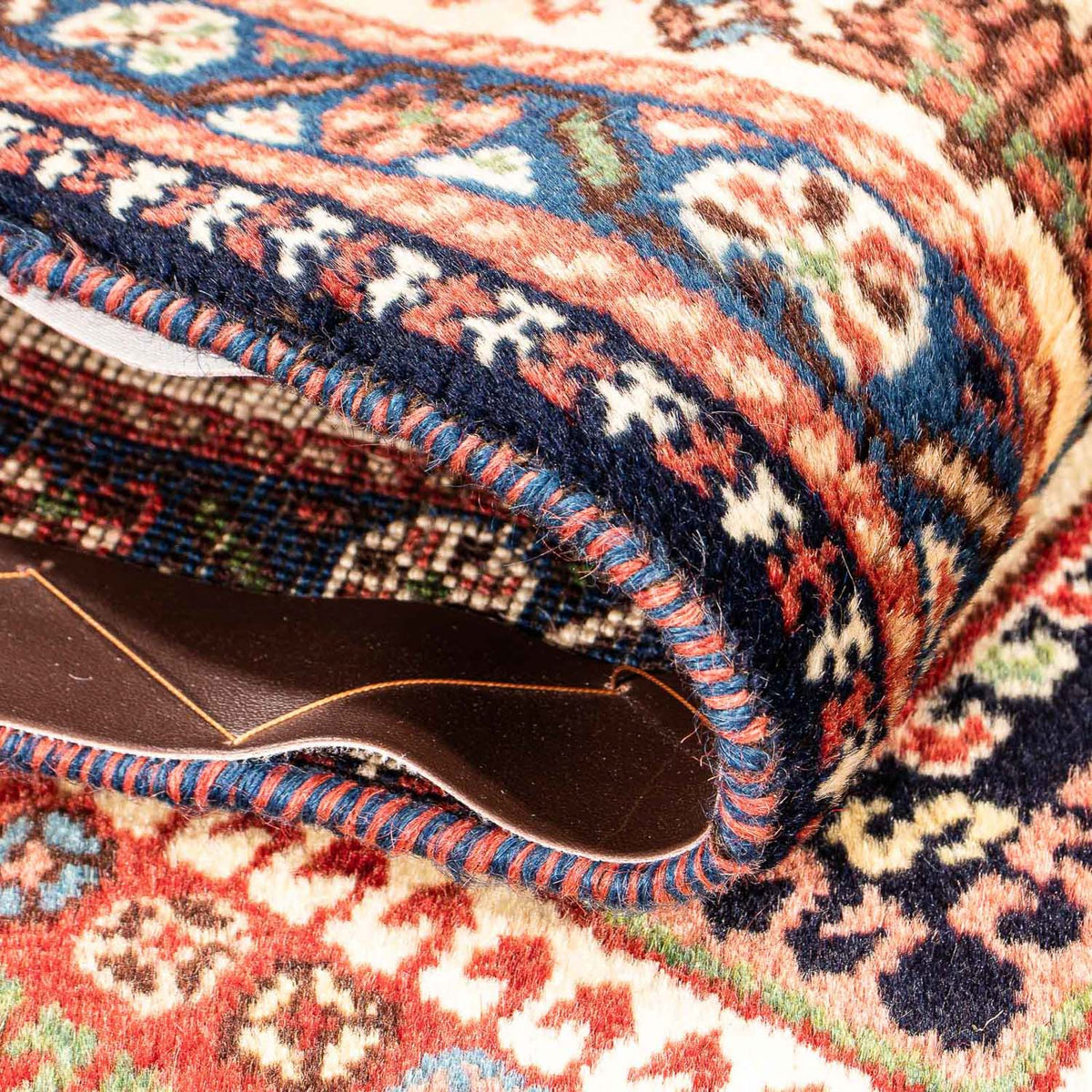 Persisk tæppe - Nomadisk - 101 x 64 cm - lys brun