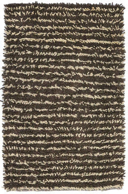 Tæppe med høj pæl - 198 x 129 cm - flerfarvet