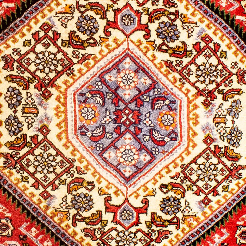 Persisk tæppe - Bijar - Royal firkantet  - 85 x 80 cm - rød