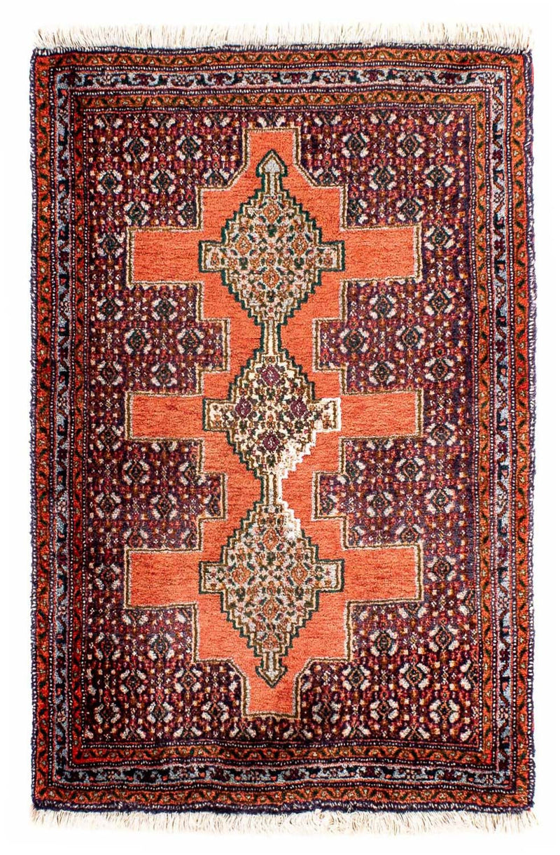 Persisk tæppe - Classic - 102 x 73 cm - rust