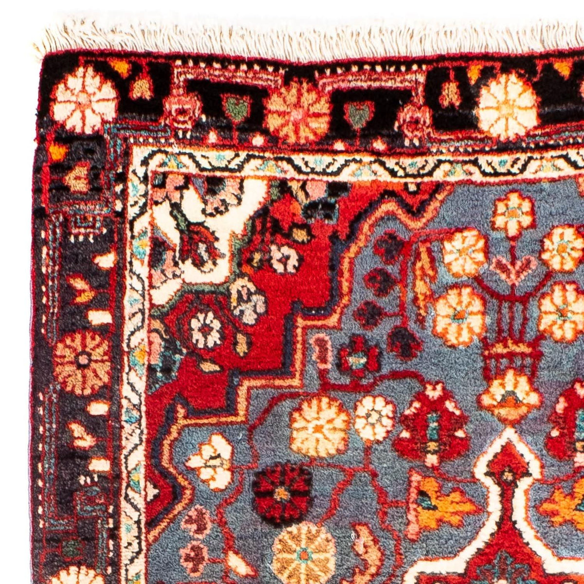 Persisk tæppe - Classic - 95 x 60 cm - mørkerød