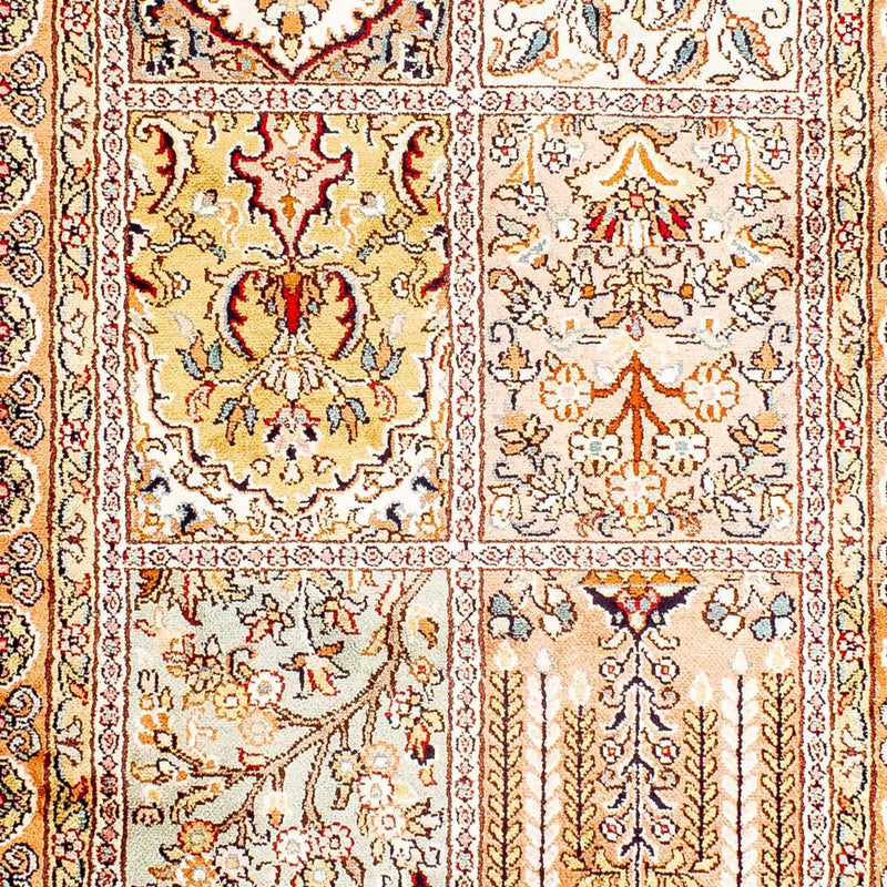 Silketæppe - Kashmir Silk - 98 x 60 cm - beige