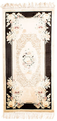 Silketæppe - China Silk - 138 x 69 cm - beige