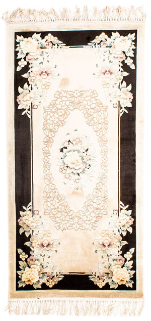 Silketæppe - China Silk - 138 x 69 cm - beige
