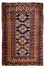 Afghansk tæppe - 140 x 94 cm - mørkeblå