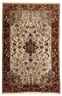 Orientalsk tæppe - Indus - 205 x 130 cm - beige