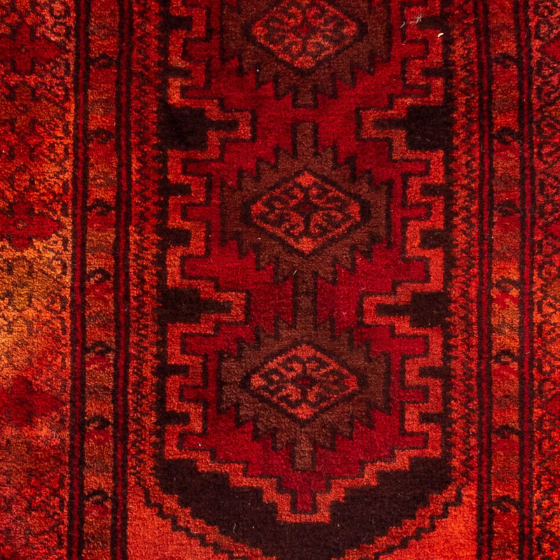Persisk tæppe - Nomadisk - 103 x 70 cm - mørkerød