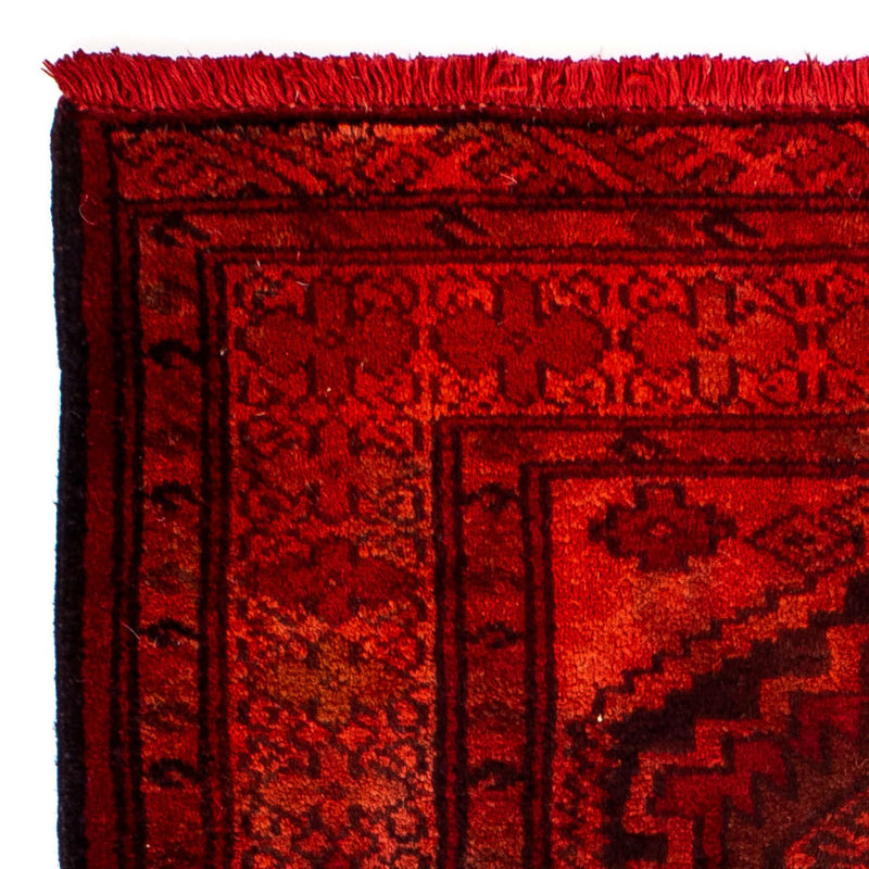 Persisk tæppe - Nomadisk - 103 x 70 cm - mørkerød