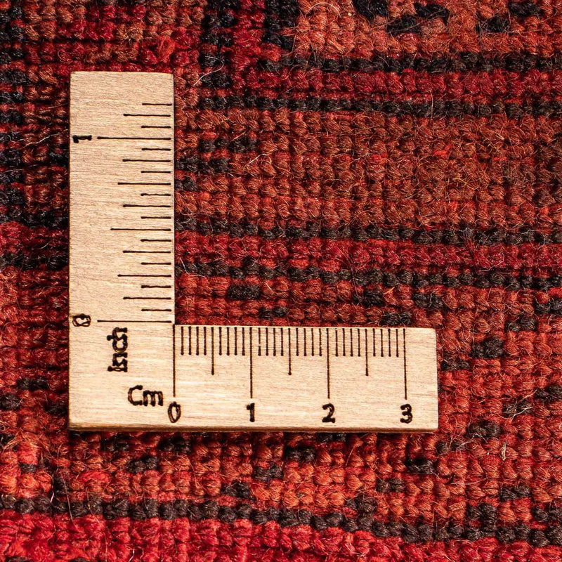 Persisk tæppe - Nomadisk - 103 x 70 cm - mørkerød