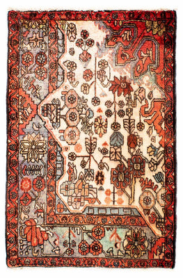 Persisk tæppe - Nomadisk - 131 x 88 cm - beige