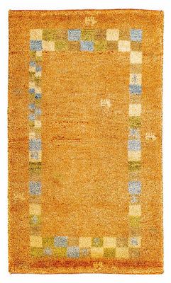 Gabbeh-tæppe - Indus - 110 x 65 cm - guld