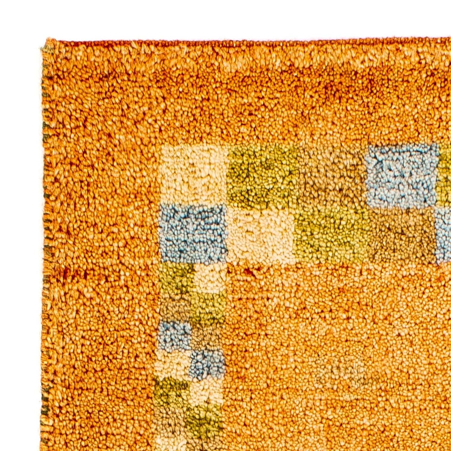 Gabbeh-tæppe - Indus - 110 x 65 cm - guld