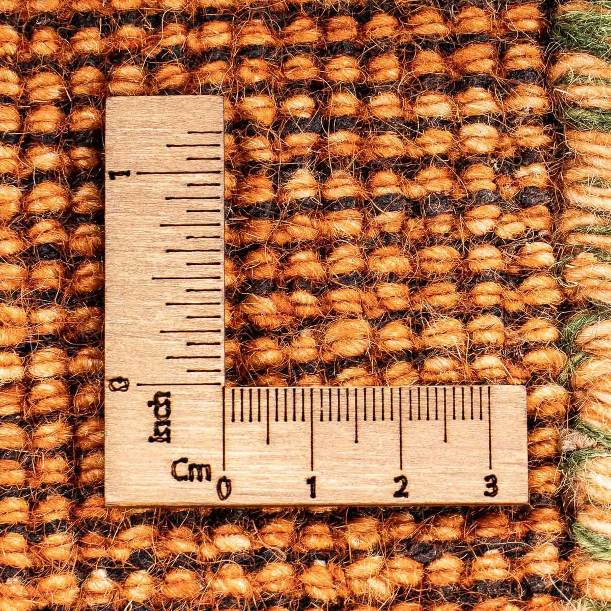 Gabbeh-tæppe - Indus - 110 x 65 cm - guld