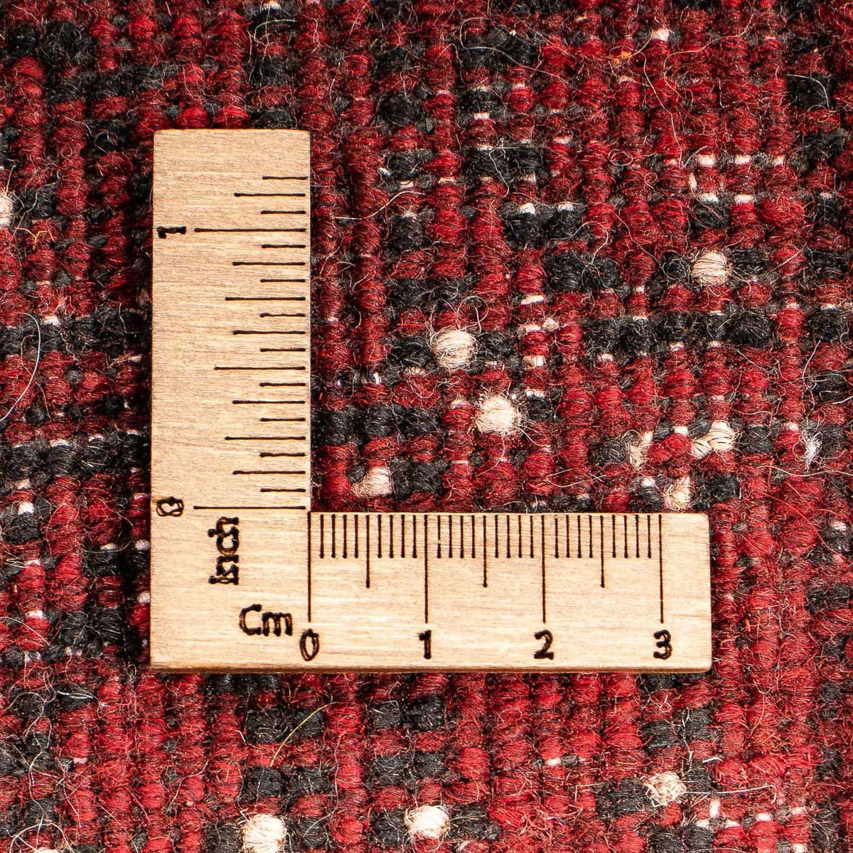 Afghansk tæppe - Filpa - 90 x 60 cm - mørkerød