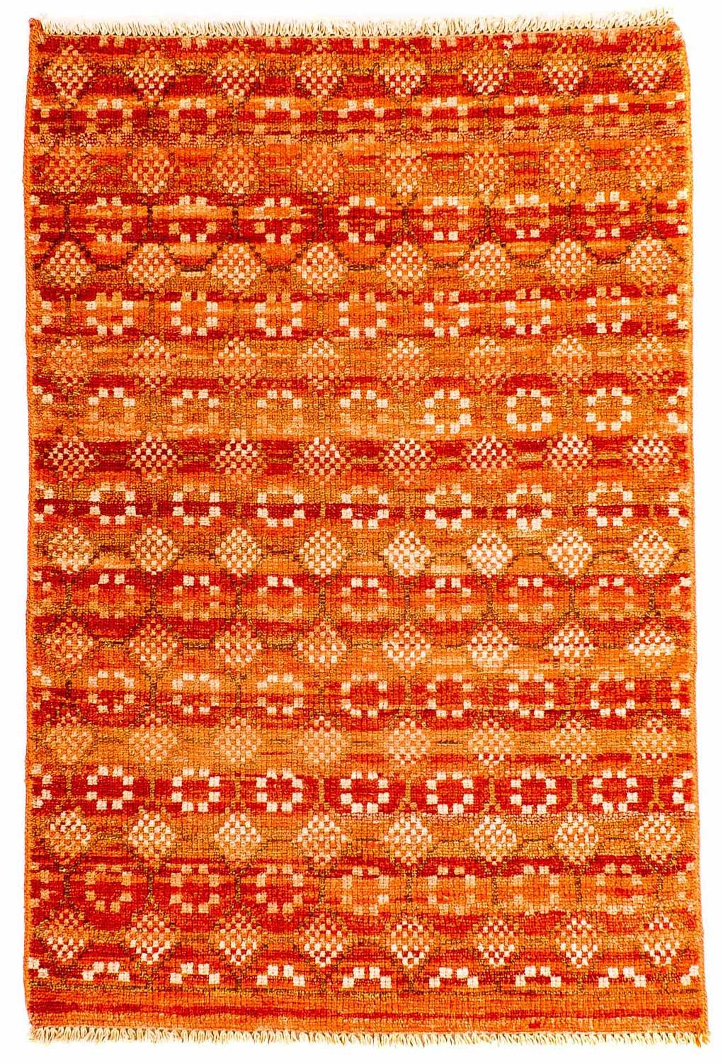 Designer tæppe - 92 x 62 cm - orange