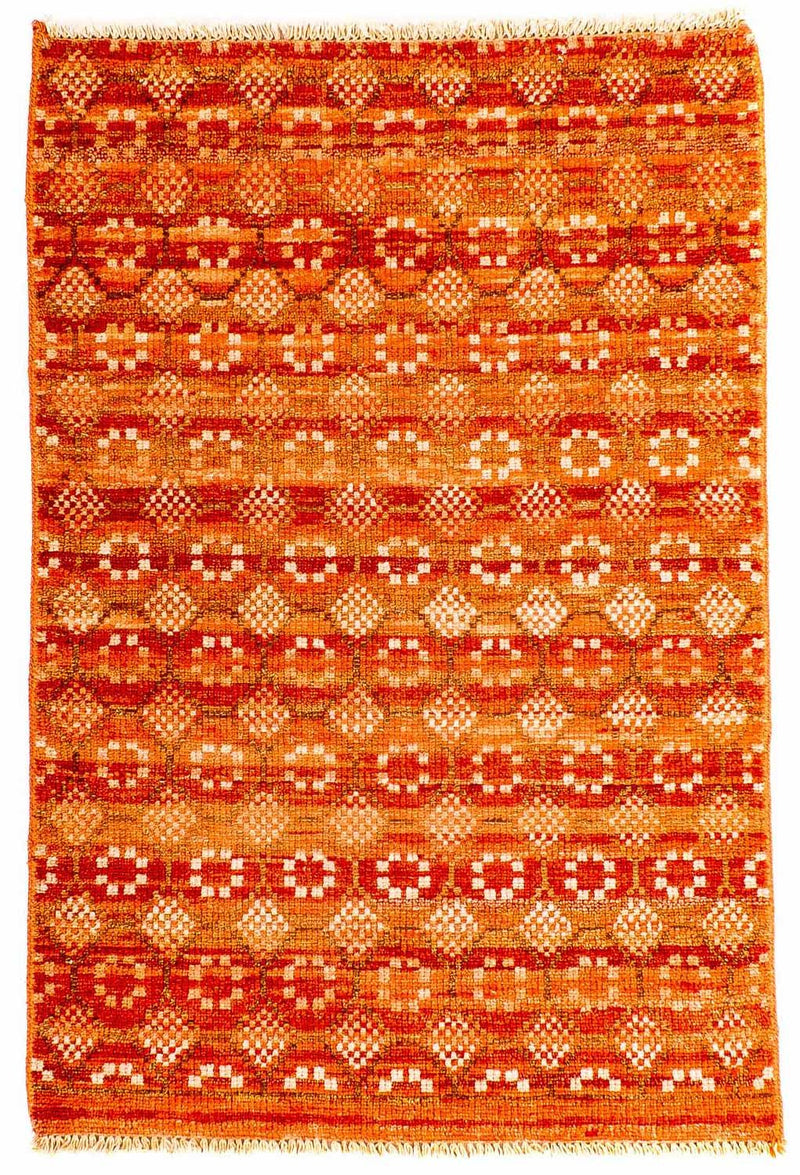 Designer tæppe - 92 x 62 cm - orange