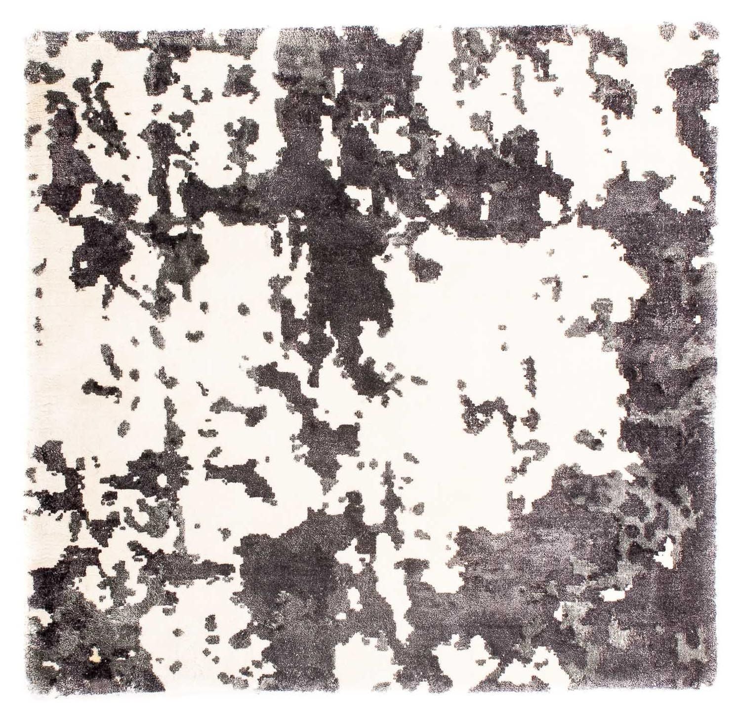 Viskose tæppe firkantet  - 70 x 70 cm - beige