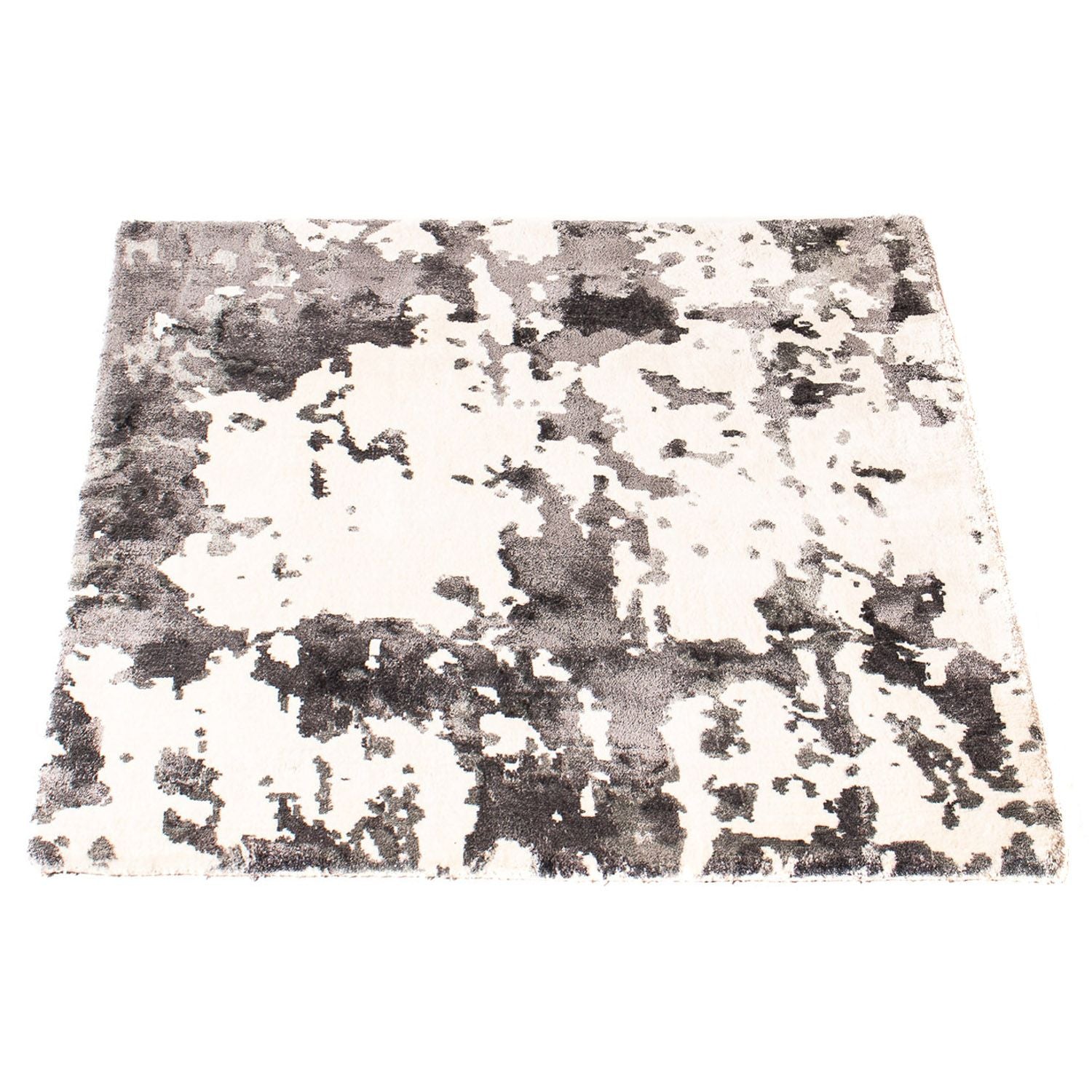 Viskose tæppe firkantet  - 70 x 70 cm - beige