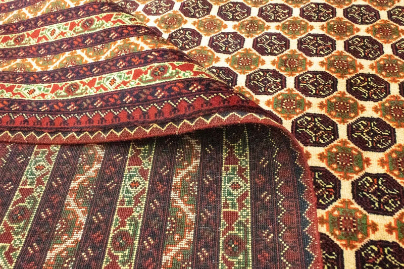 Afghansk tæppe - Bukhara - 298 x 202 cm - rød