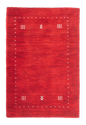 Gabbeh-tæppe - Indus - 90 x 60 cm - rød