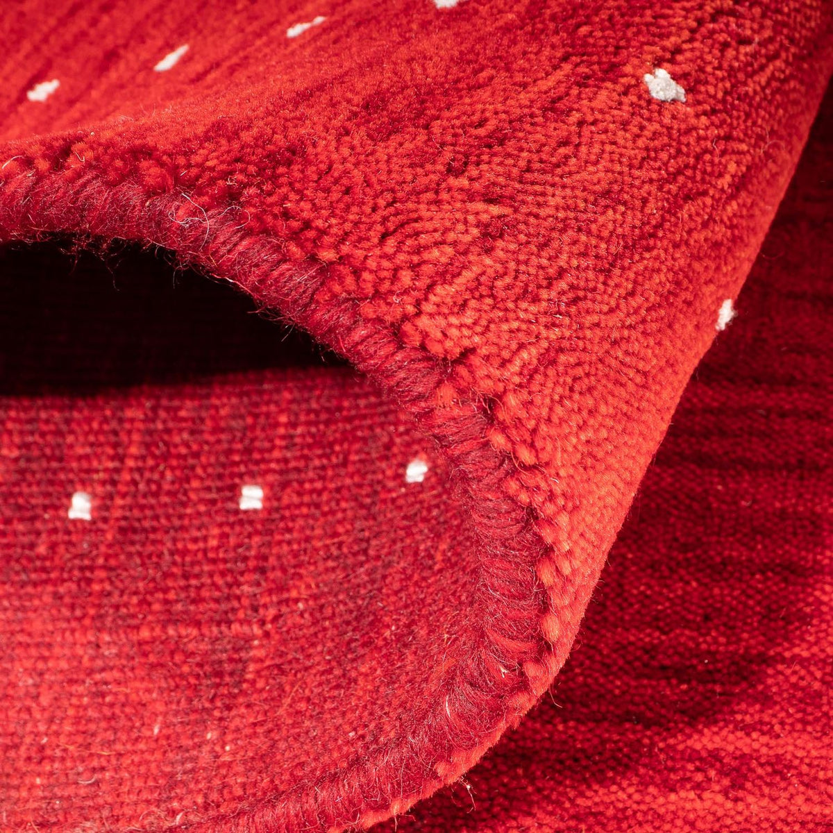 Gabbeh-tæppe - Indus - 90 x 60 cm - rød