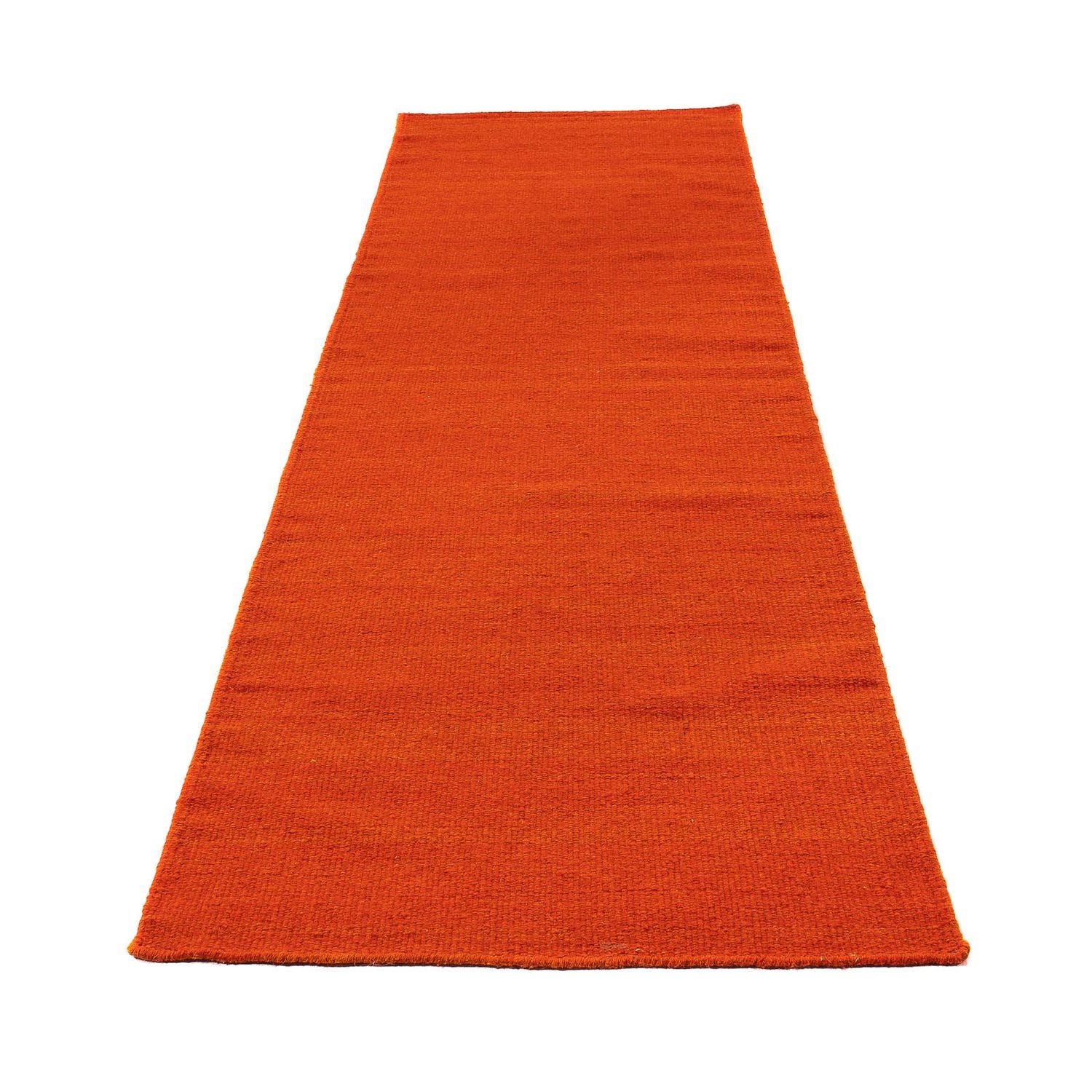 Løber Kelim-tæppe - Trendy - 300 x 80 cm - orange
