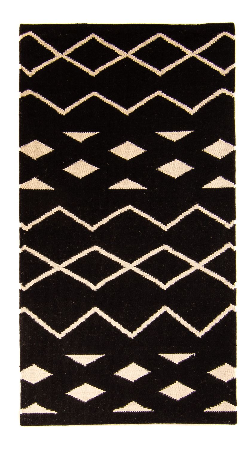Kelim-tæppe - Trendy - 160 x 80 cm - mørkeblå